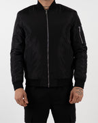 Black Classic Bomber Jacket