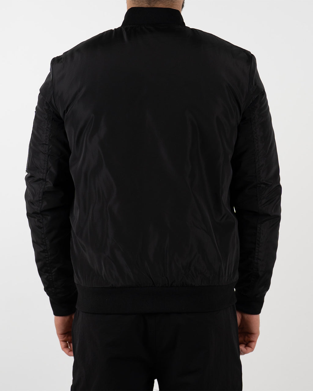 Black Classic Bomber Jacket