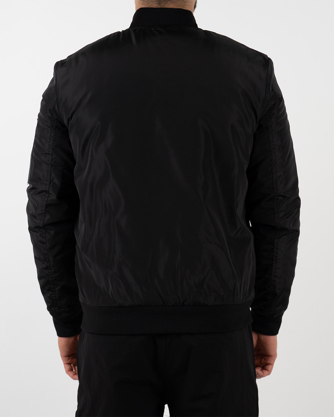 Black Classic Bomber Jacket