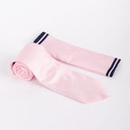 MC Textured - Tie & Pocket Square Set in Light Pink