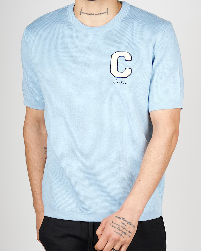 C Emblem Knit T-Shirt