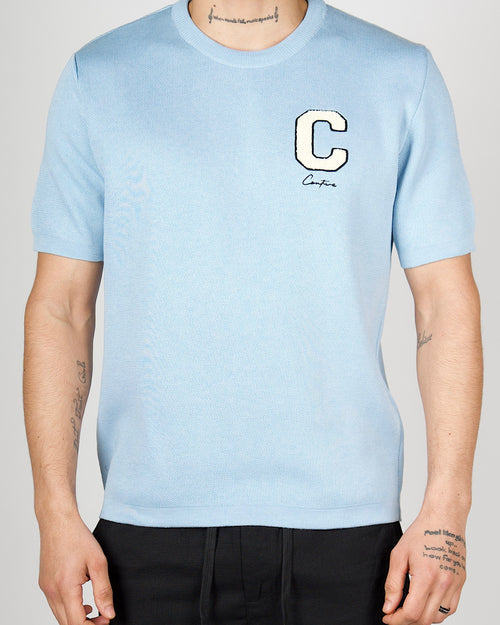 C Emblem Knit T-Shirt