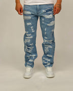 Heavy Distressed Jeans