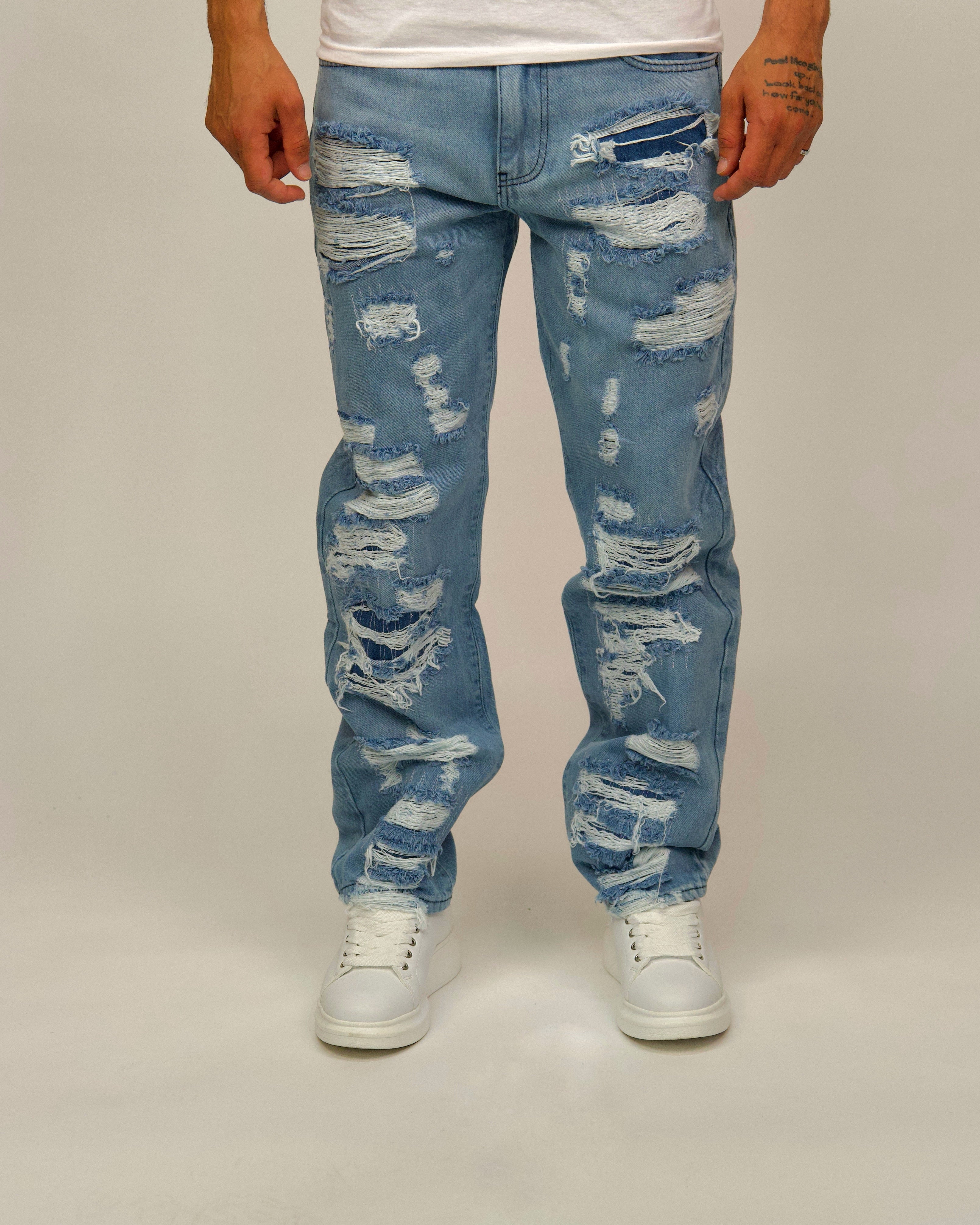 Heavy Distressed Jeans