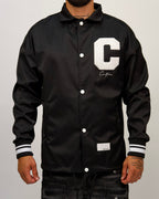 Collared Varsity 'C' Detail Jacket