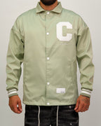 Collared Varsity 'C' Detail Jacket