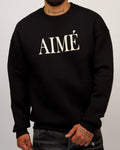 'AIME' Print Sweater