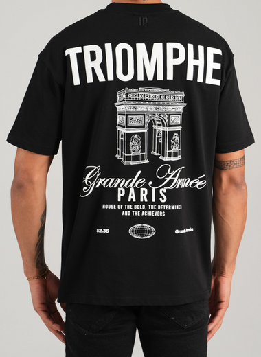 Arc de Triomphe Back Print Graphic T-Shirt