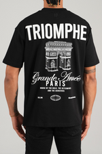 Arc de Triomphe Back Print Graphic T-Shirt