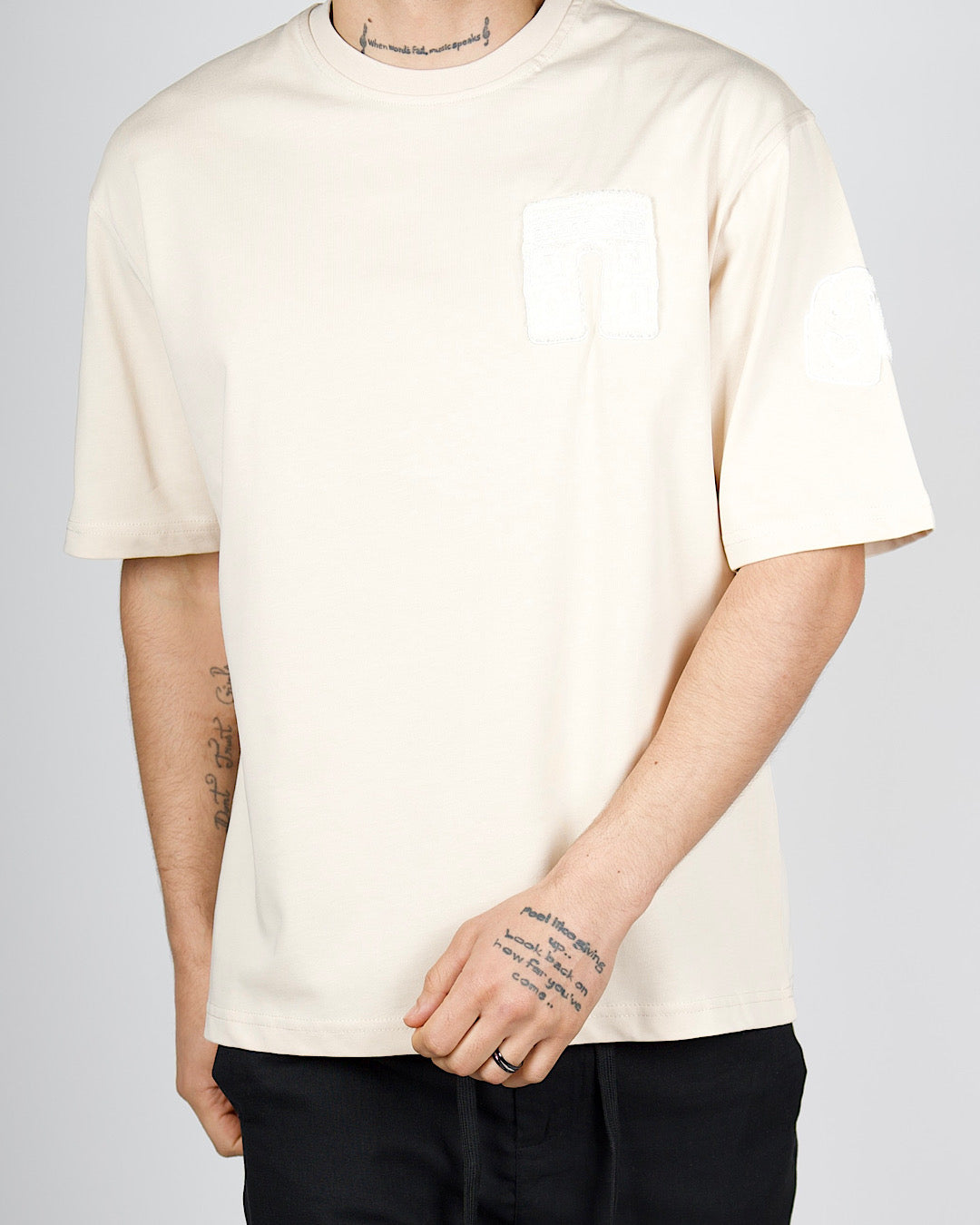 Oversized 'I.P Private' Graphic T-Shirt