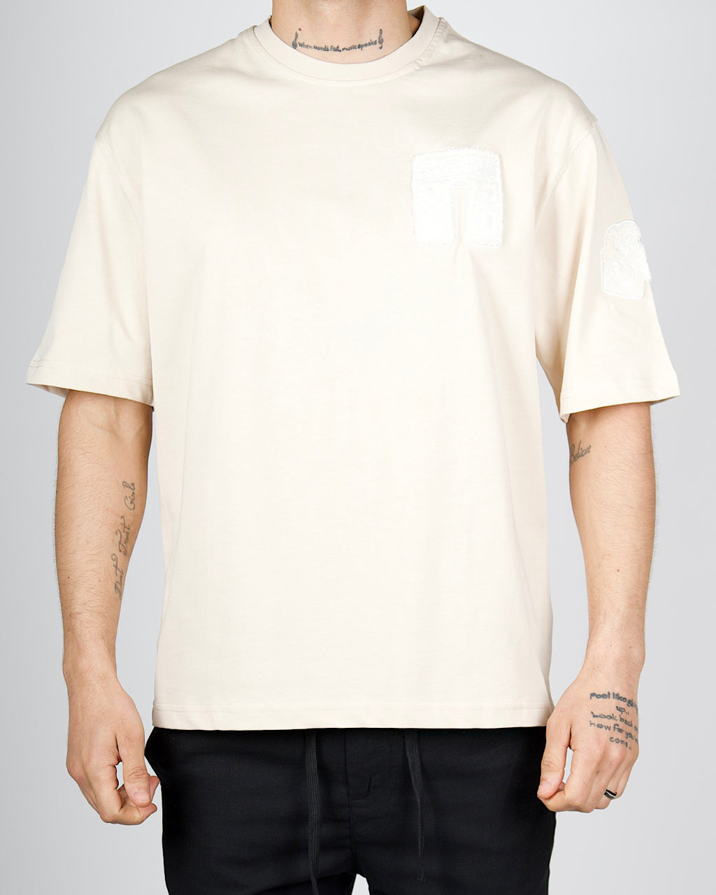 Oversized 'I.P Private' Graphic T-Shirt