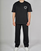 Heart Emblem T-Shirt & Trouser Set