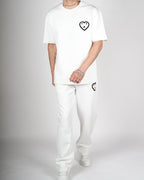 Heart Emblem T-Shirt & Trouser Set