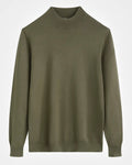 Green Mock Neck Sweatshirt