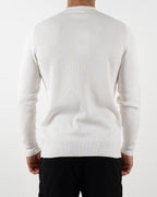 Minimal Zip-Collar Knit Polo