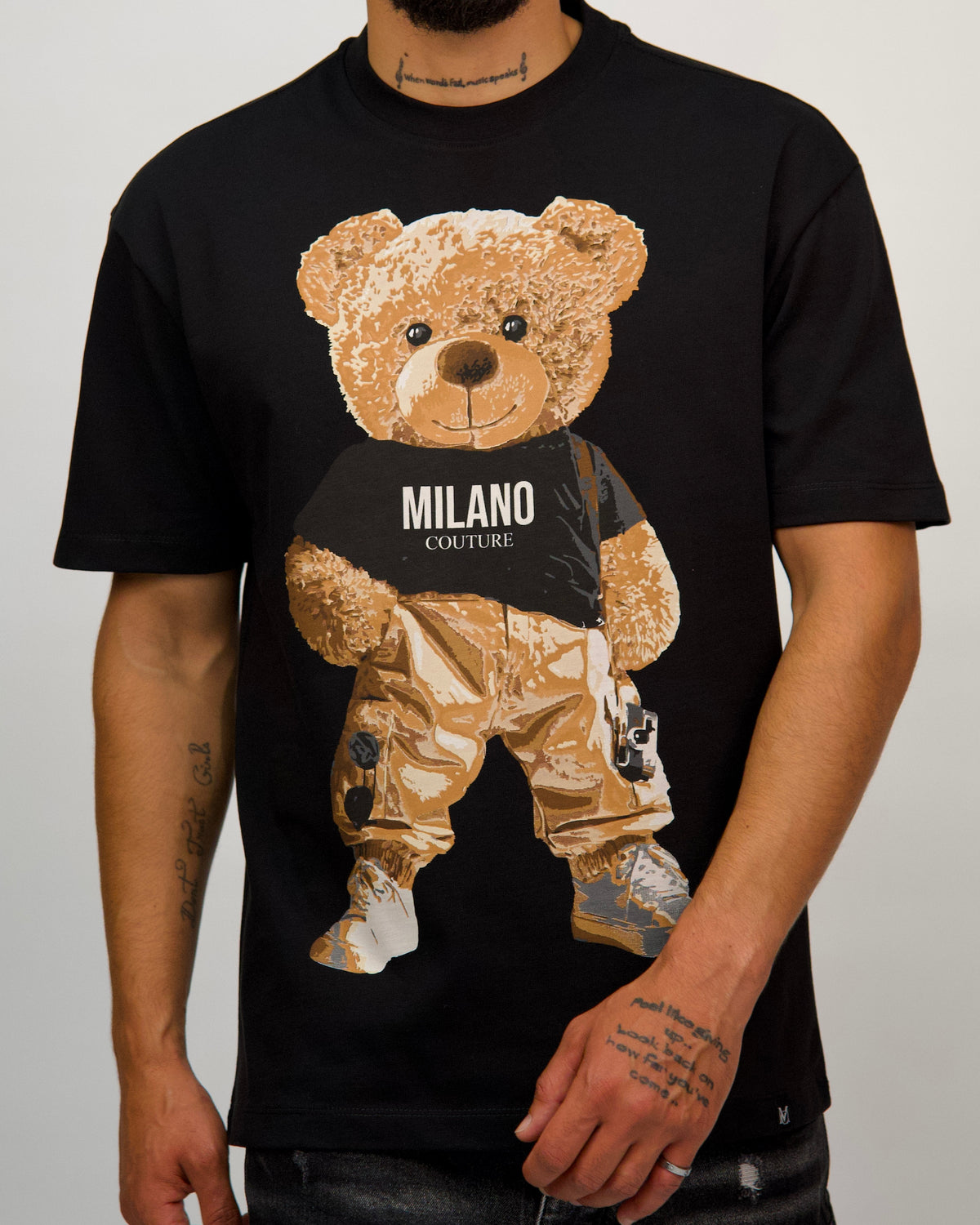 T-shirt in jersey di cotone Teddy Bear T-shirt in jersey di cotone Teddy Bear