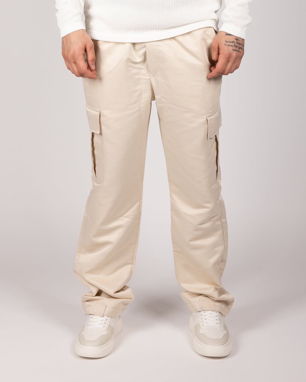 Flap Pocket Cargo Joggers Bone