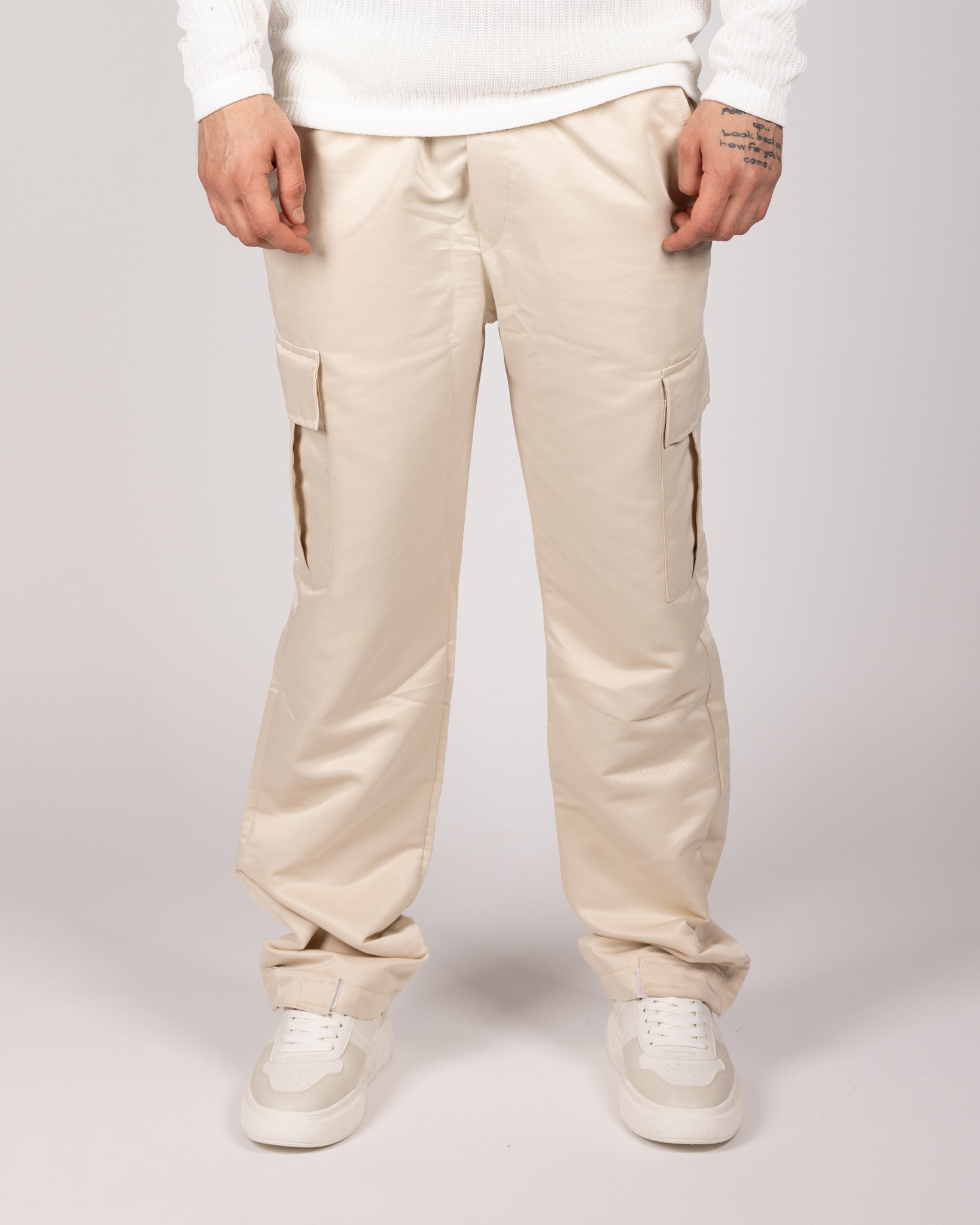 Flap Pocket Cargo Joggers Bone
