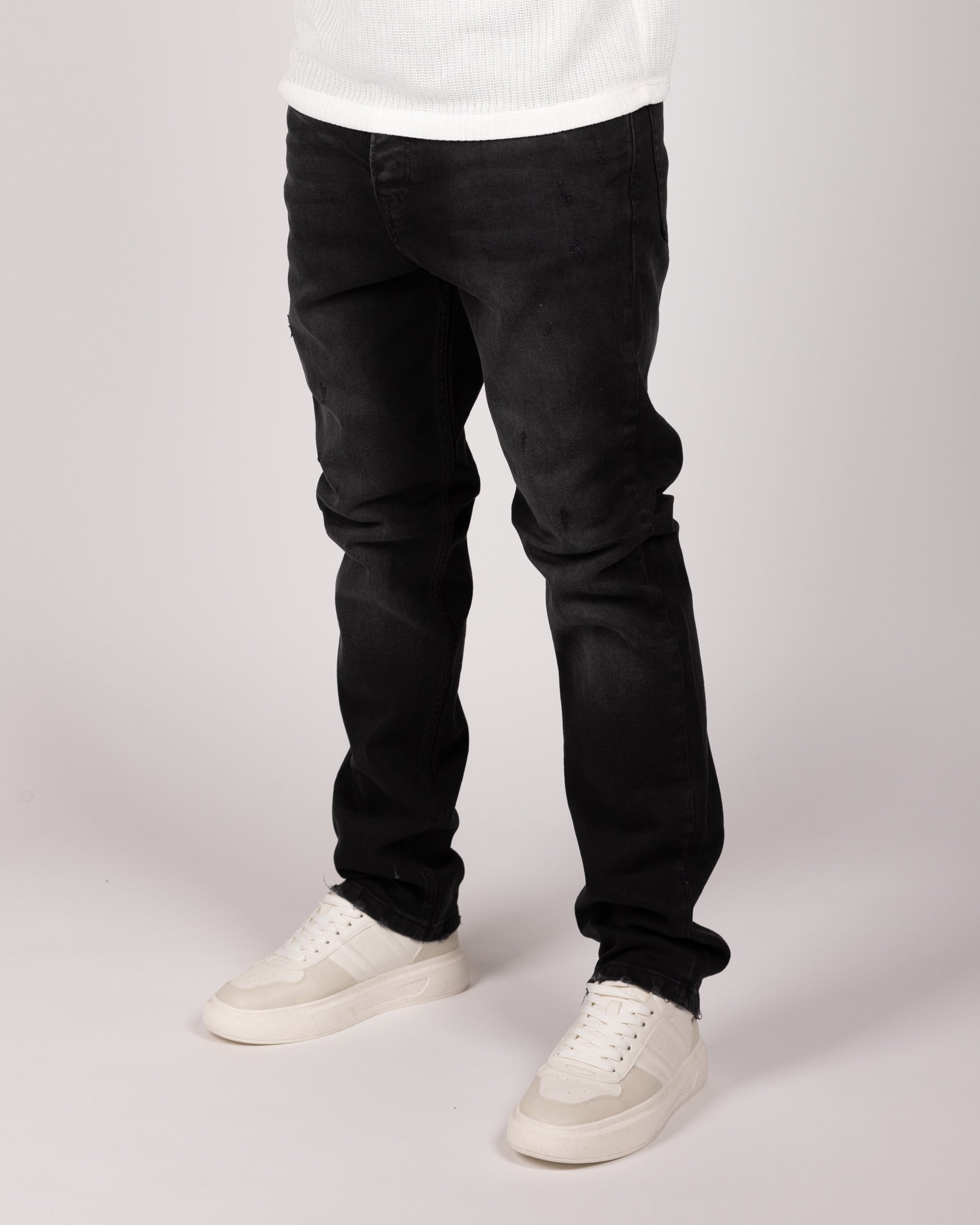 Black Regular Fit Jeans