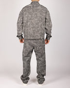 Distressed Urban Camo Jacket & Trouser Set