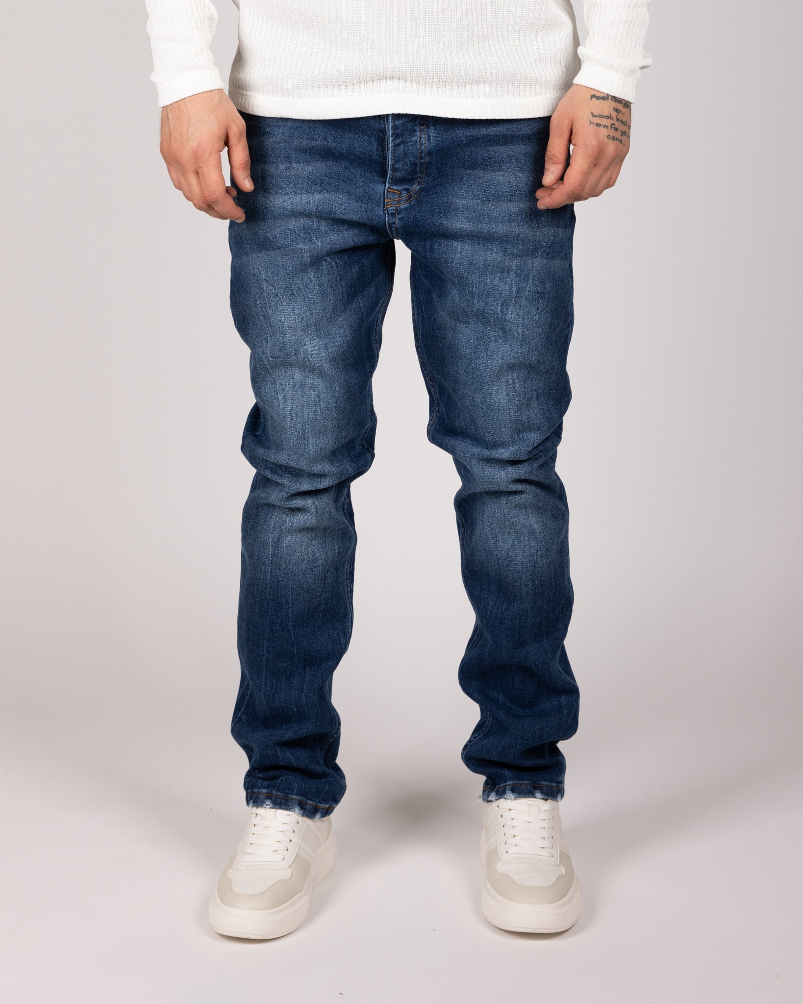 Blue Regular Fit Denim Jeans