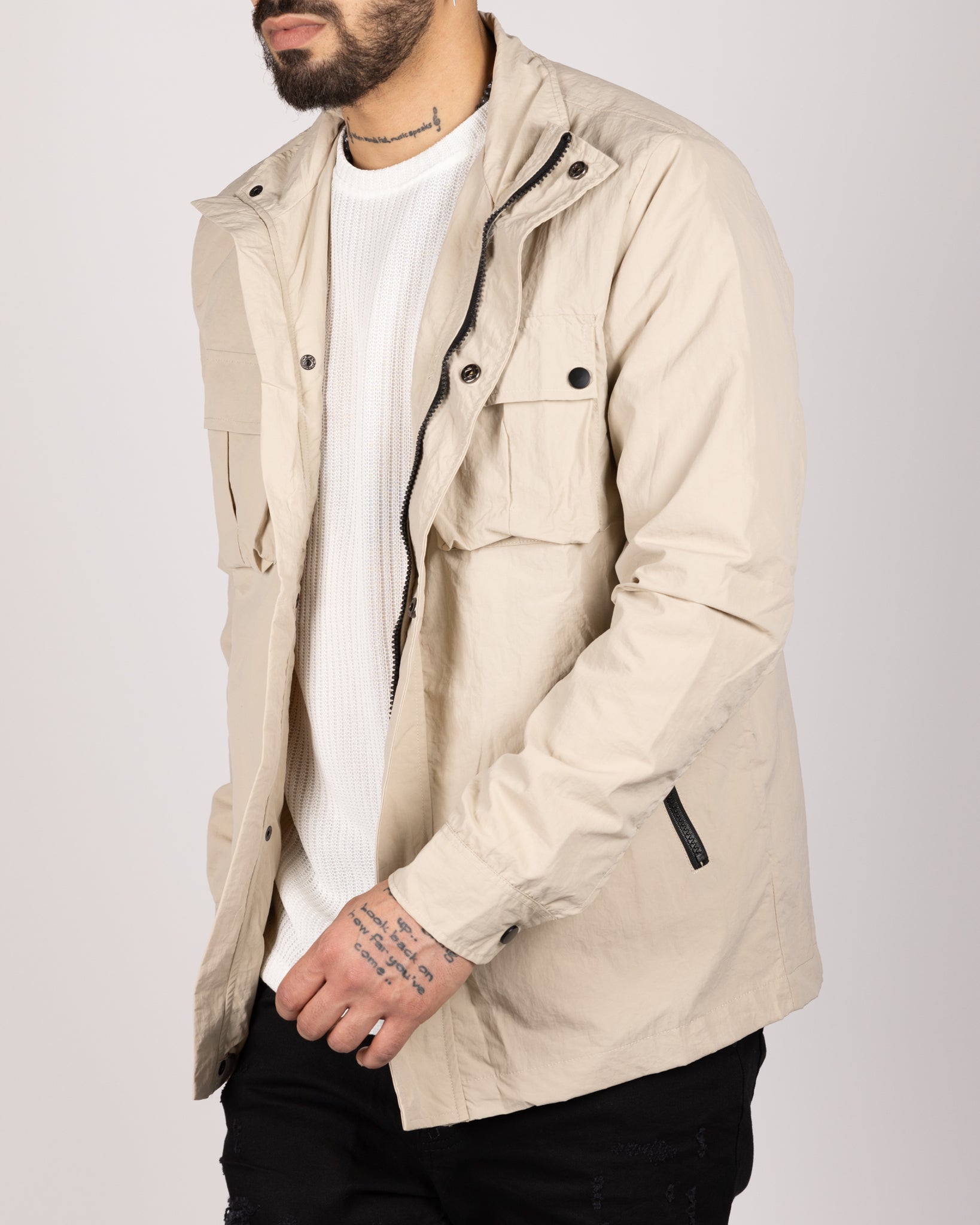 Lightweight Utility Cargo Jacket