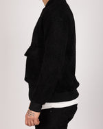 Utility Pocket Bomber Jacket Black
