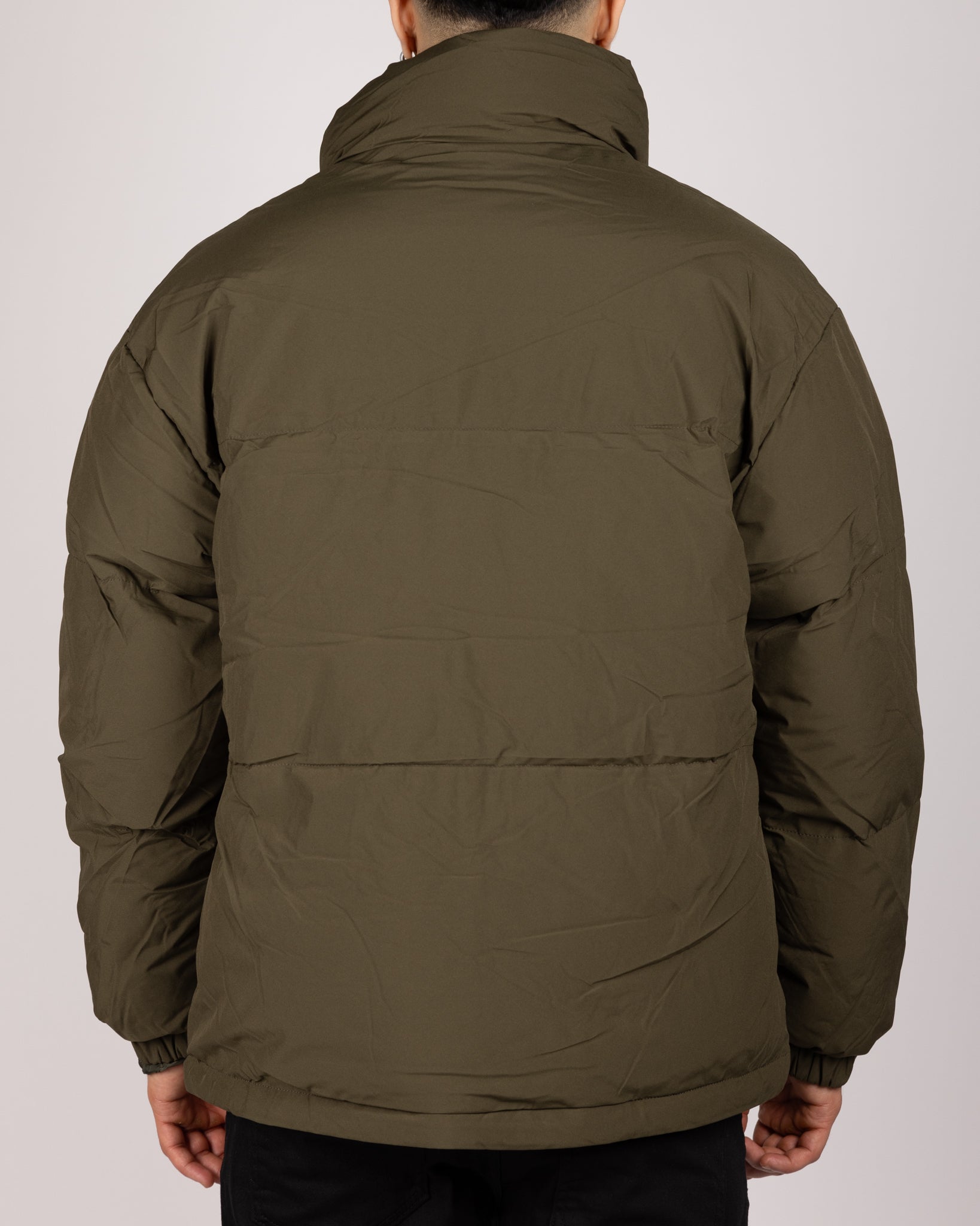 Heavyweight Puffer Jacket Khaki Green