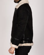 Suede Aviator Jacket