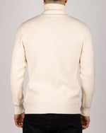 Knitted Roll Neck Sweater White