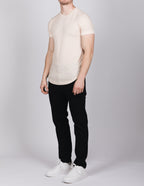 Muscle Fit Beige Maze T-Shirt
