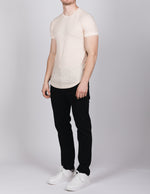 Muscle Fit Beige Maze T-Shirt
