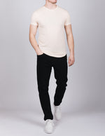Muscle Fit Beige Maze T-Shirt