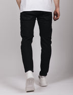 Black Knee Ripped Jeans