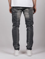 Grey Ripped Stone Washed Jeans