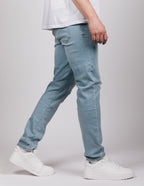 Light Blue 2Y Knee Ripped Jeans
