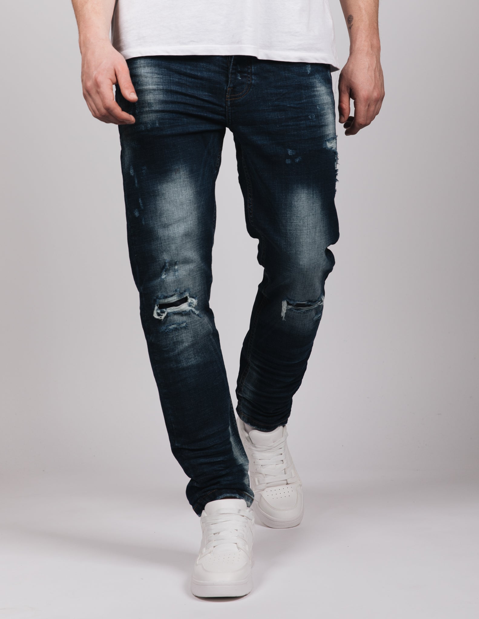 ERALDO Rip & Repair Jeans Blue