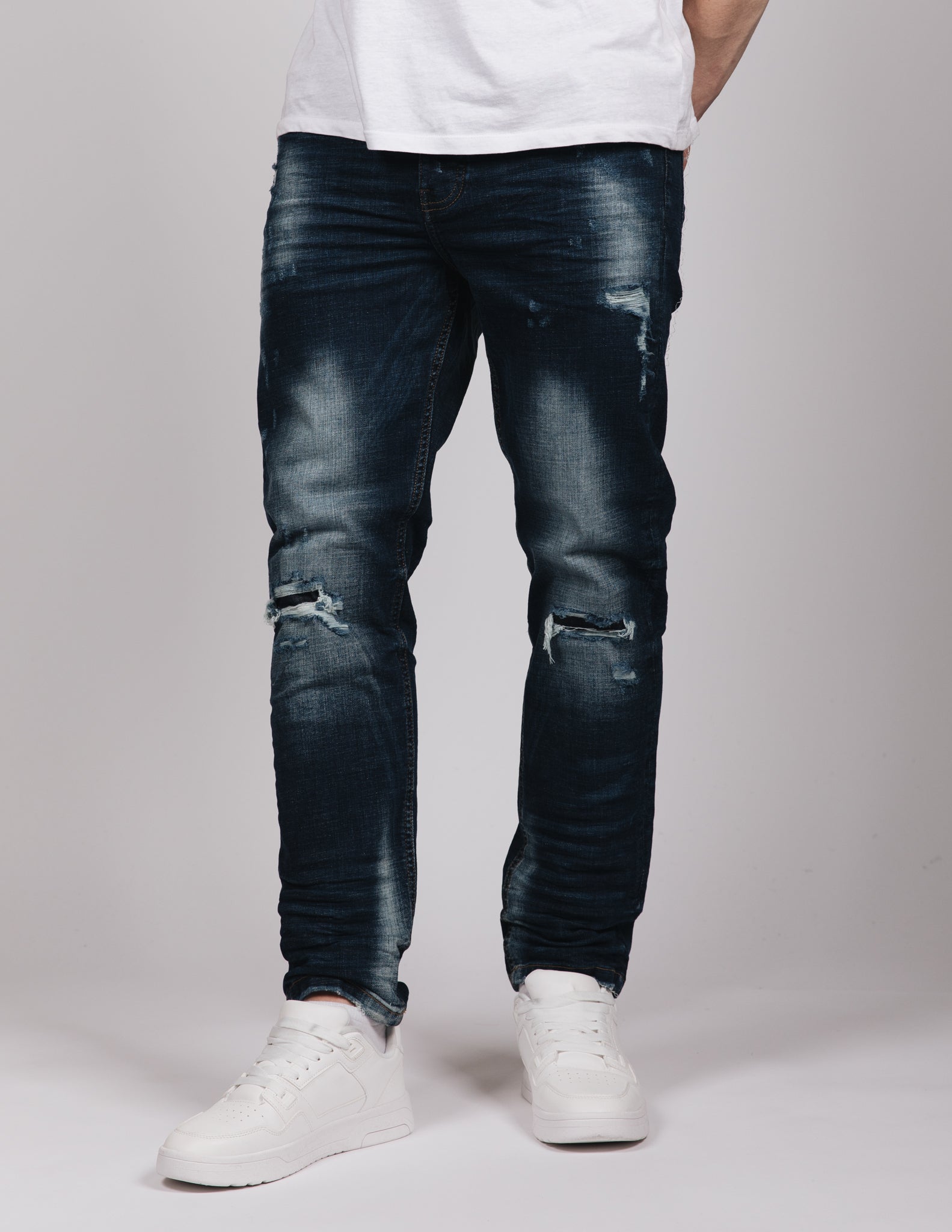 ERALDO Rip & Repair Jeans Blue