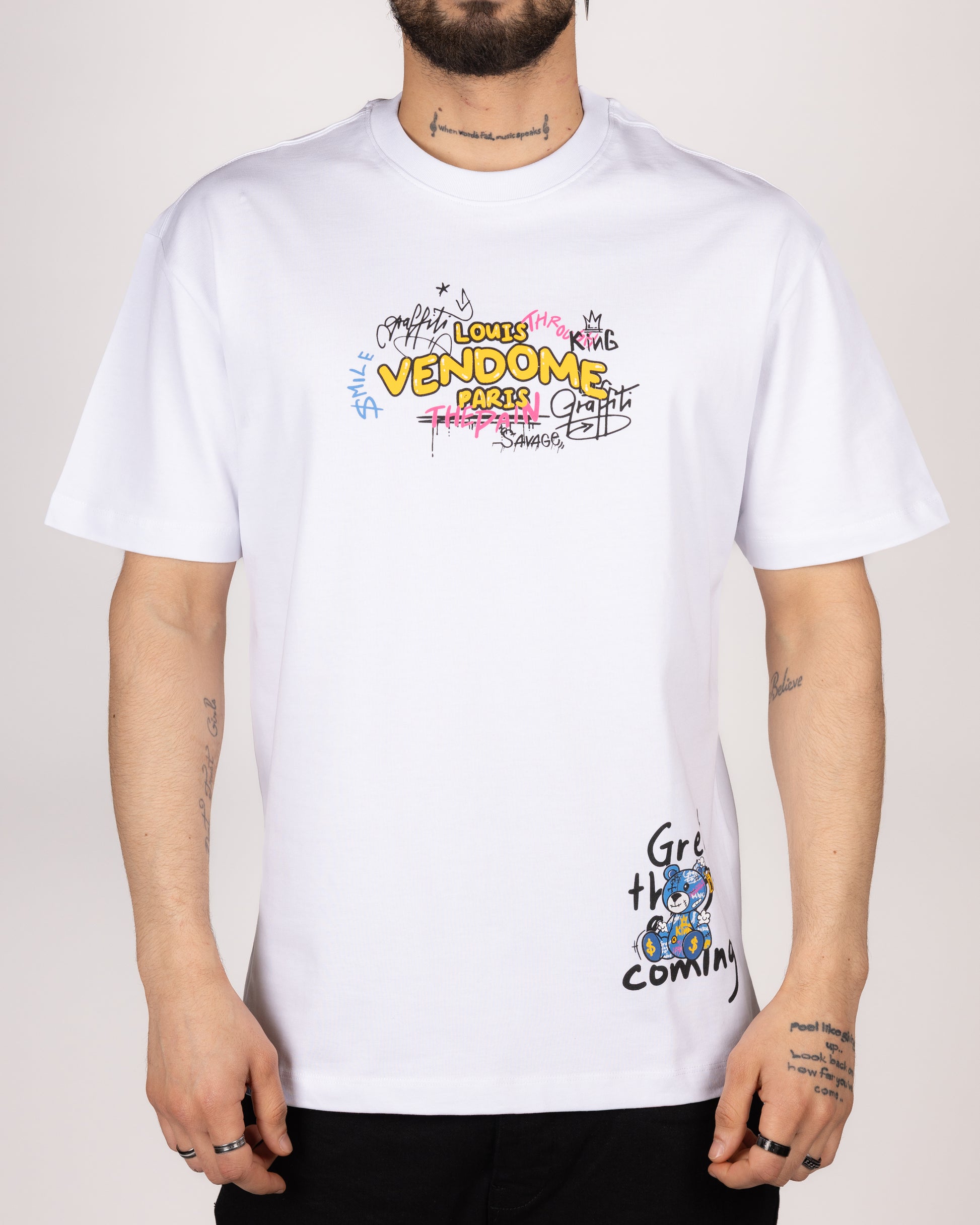 Smile Through The Pain Graffiti T-Shirt
