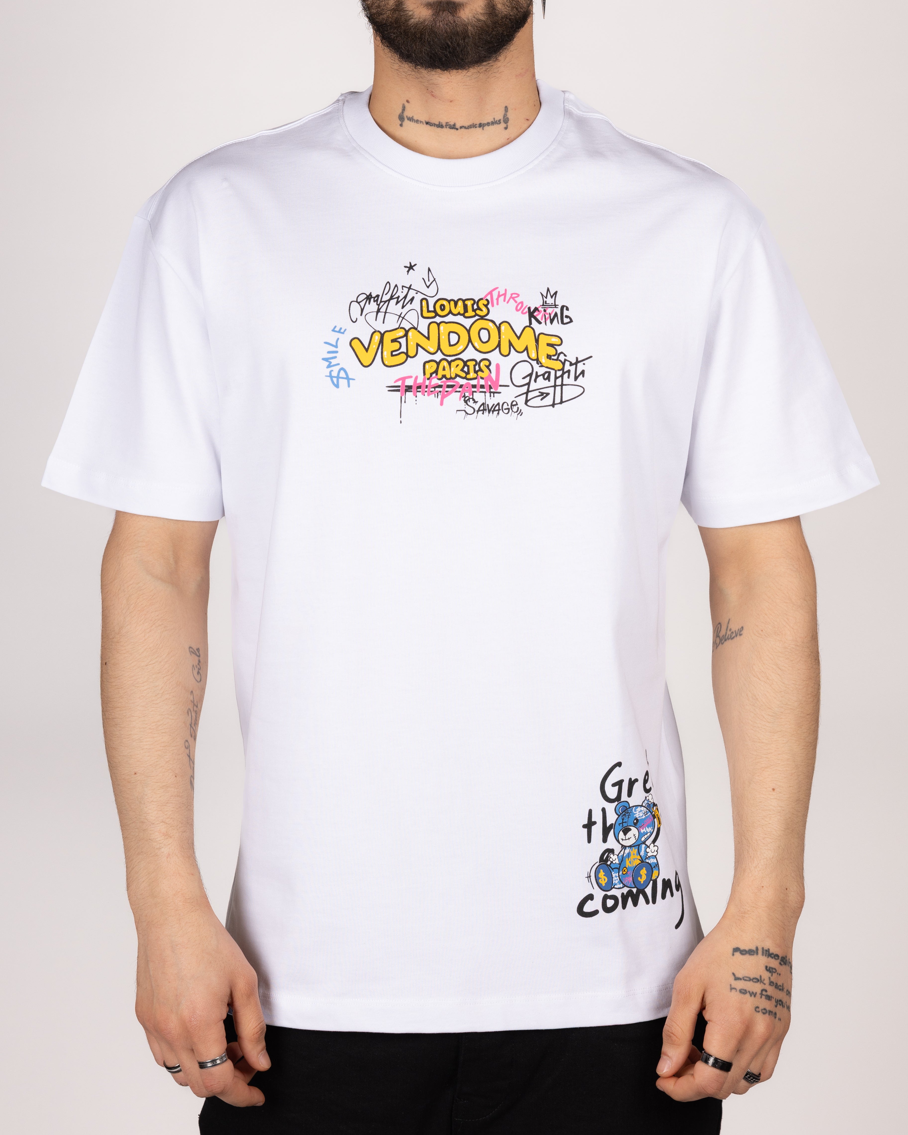 Smile Through The Pain Graffiti T-Shirt