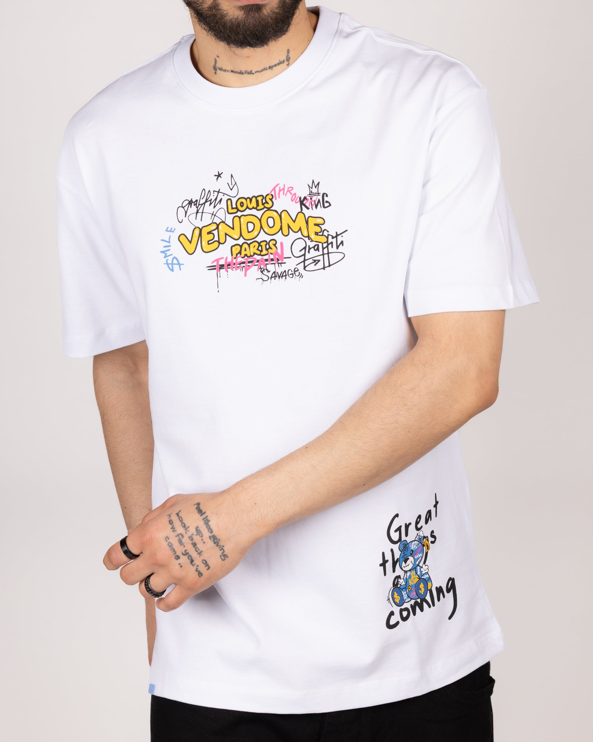 Smile Through The Pain Graffiti T-Shirt