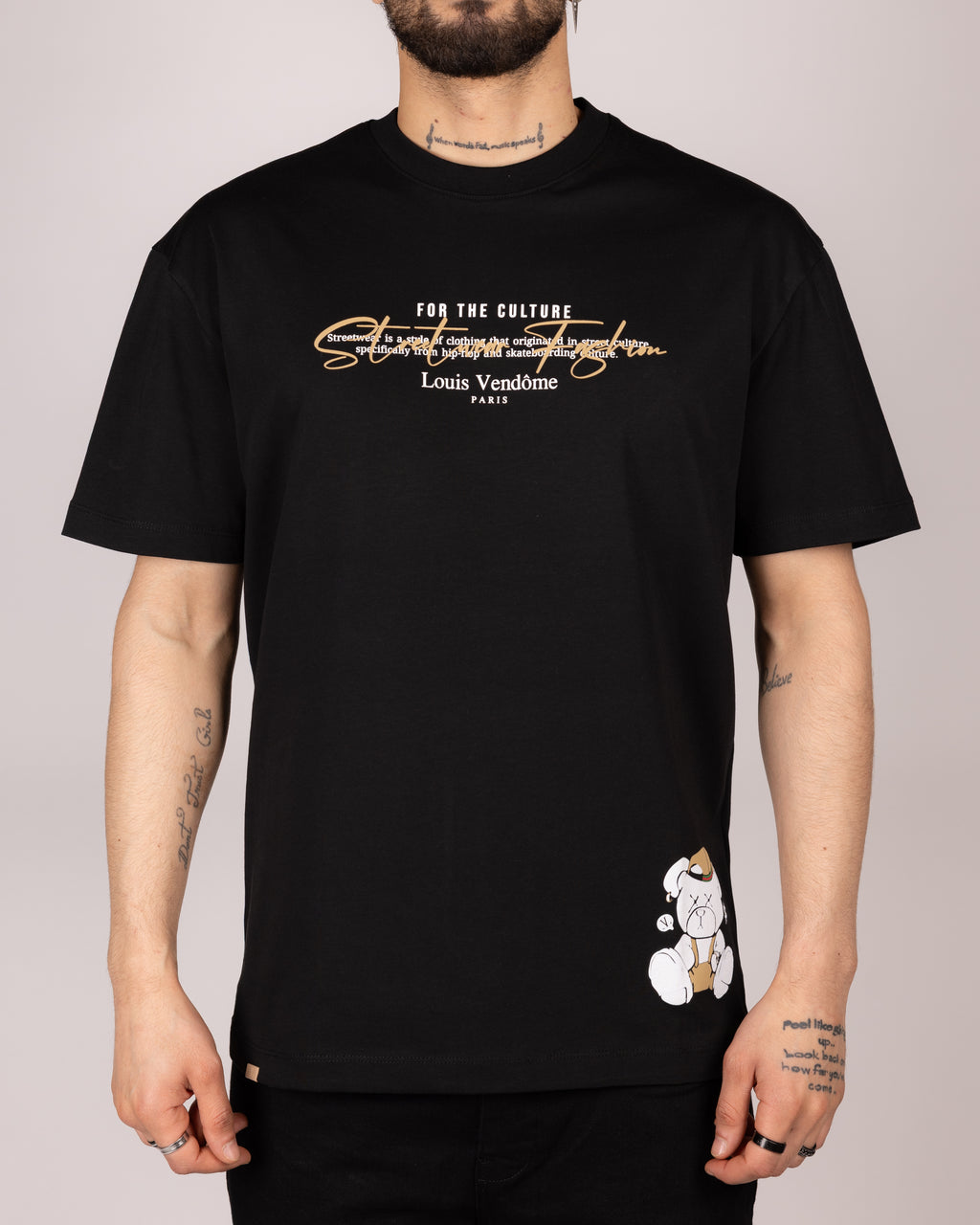 Streetwear Teddy Graphic T-Shirt