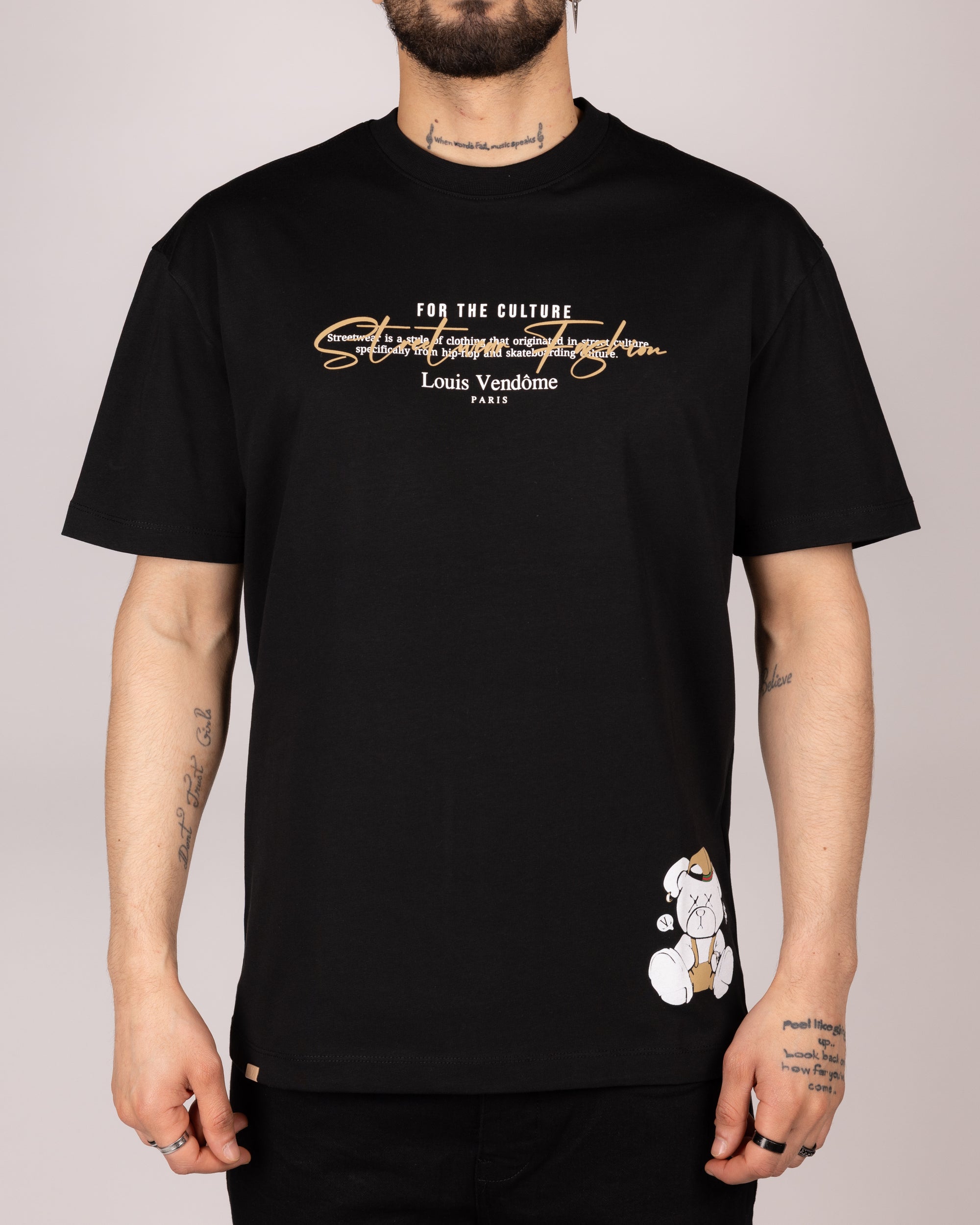 Streetwear Teddy Graphic T-Shirt