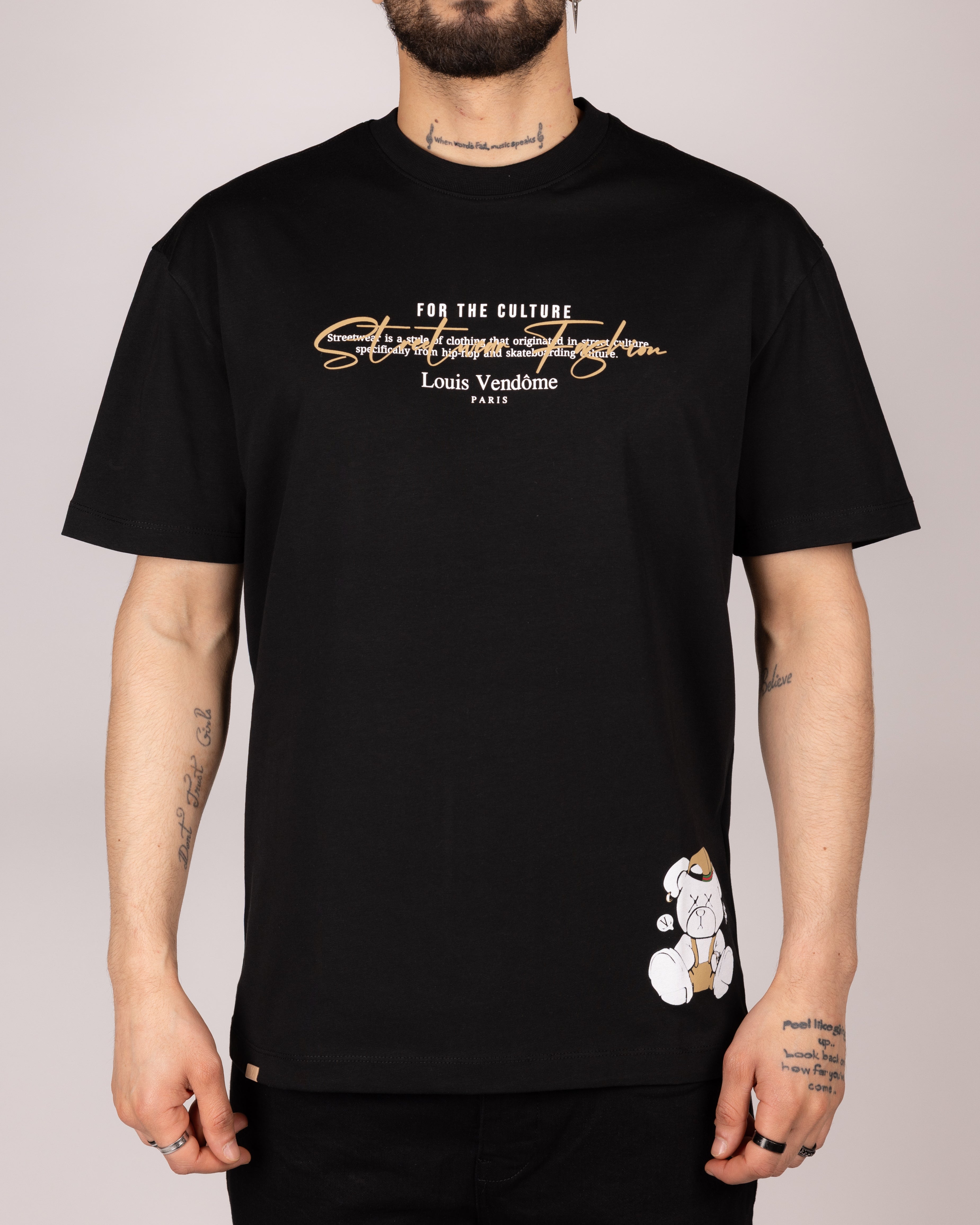 Streetwear Teddy Graphic T-Shirt