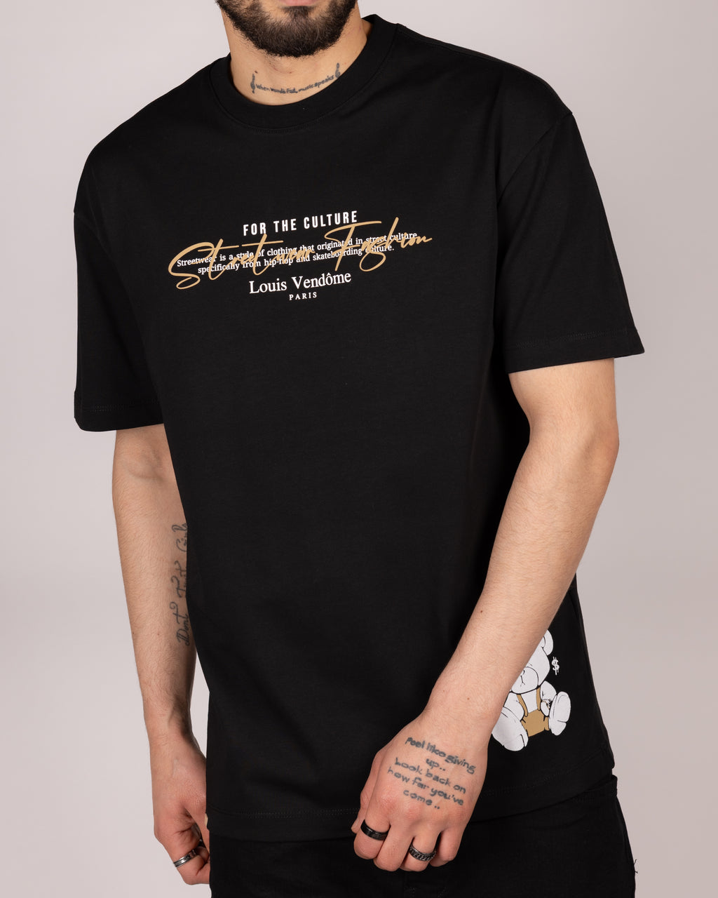 Streetwear Teddy Graphic T-Shirt