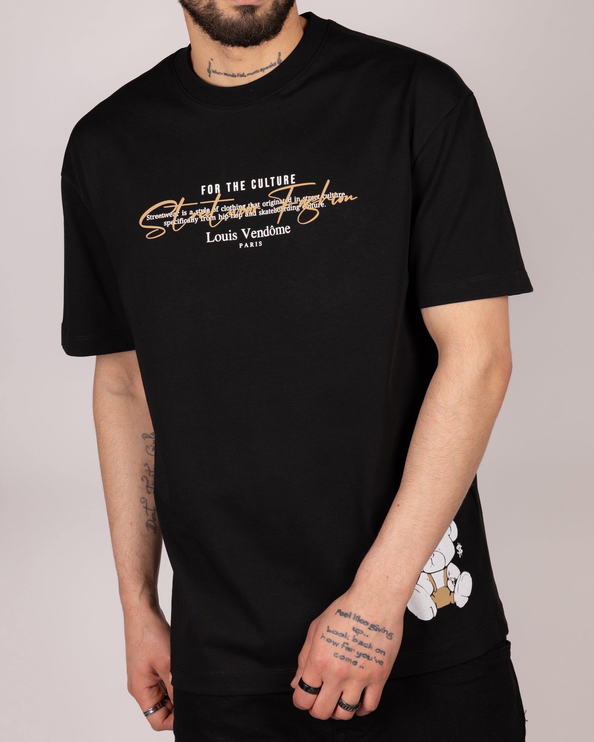 Streetwear Teddy Graphic T-Shirt