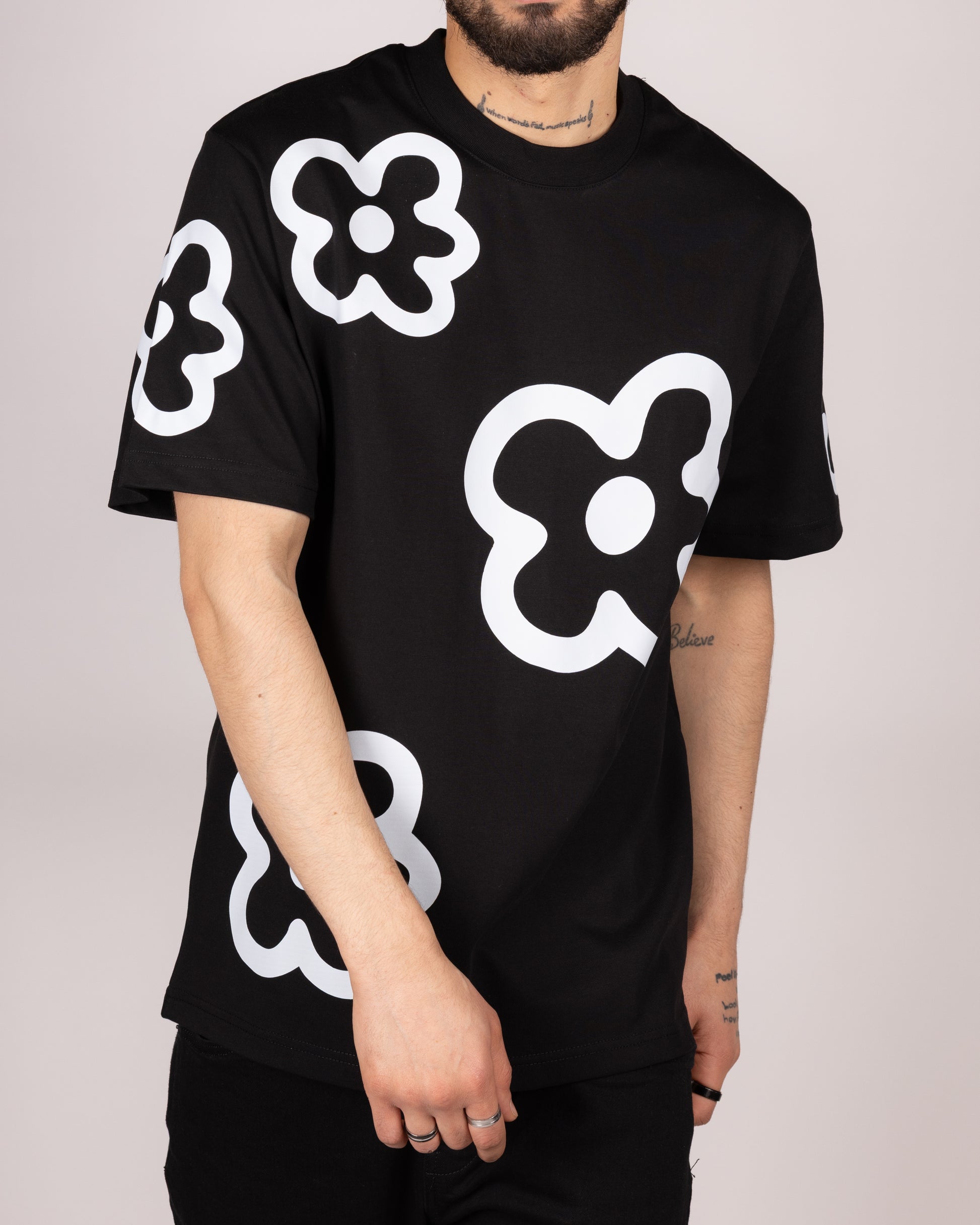 Flower Pattern T-Shirt