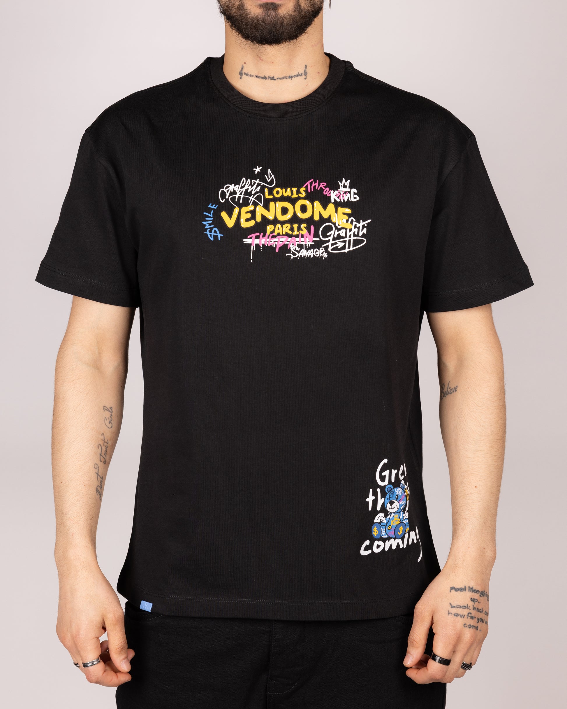 Smile Through The Pain Graffiti T-Shirt