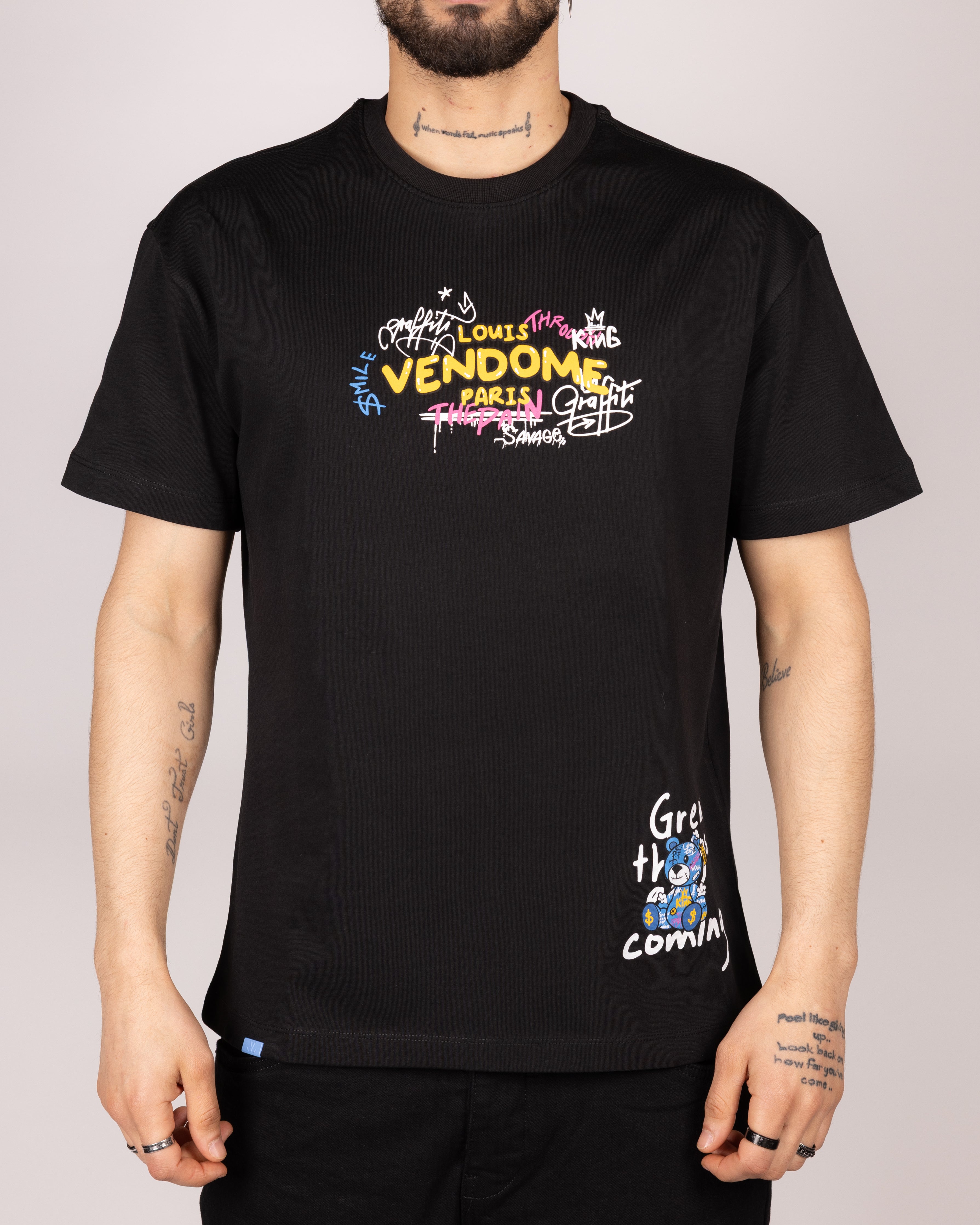 Smile Through The Pain Graffiti T-Shirt