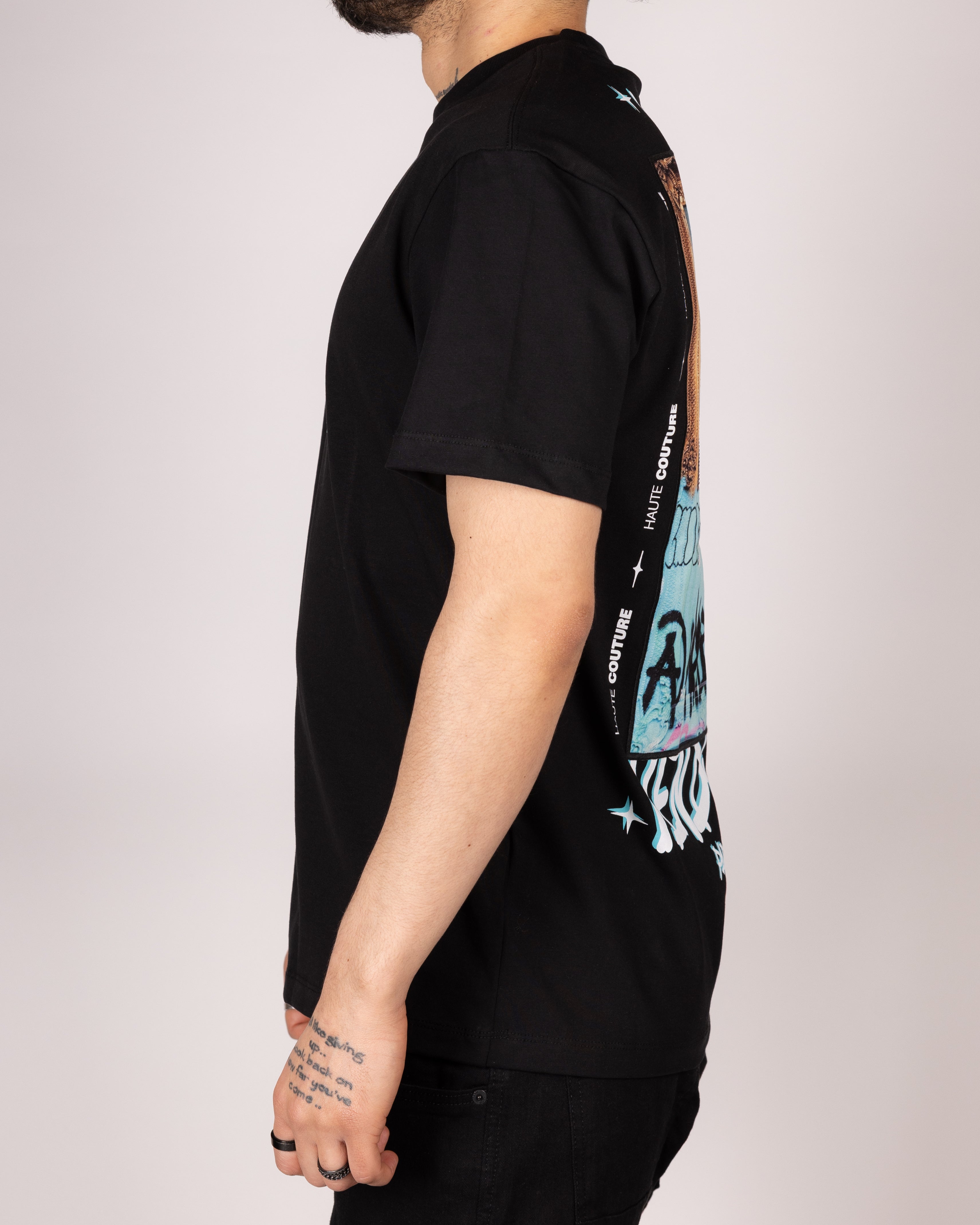 Graffiti Diamante Mona Lisa Art T-Shirt – Milano Couture
